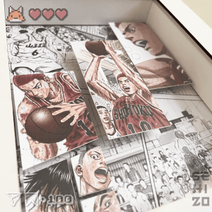 Cuadro 3D Slam Dunk Manga